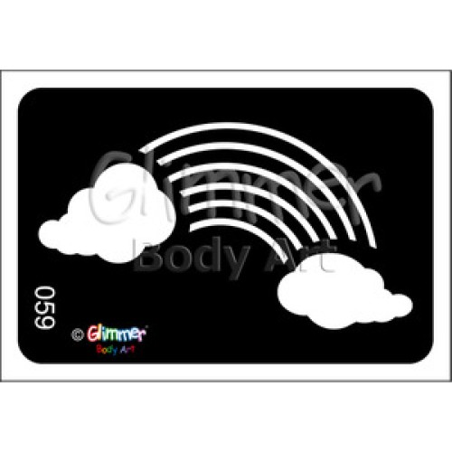 Glitter tattoo 059 Rainbow Pack Of 5 (059 Rainbow Pack Of 5)
